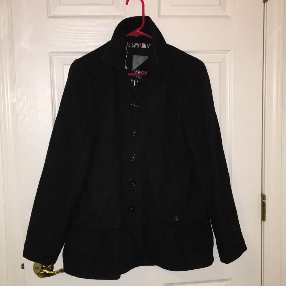 Volcolm Babydoll Styled Peacoat